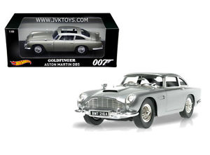 Hotwheels 1/18 Aston Martin DB5 James Bond Goldfinger Silver